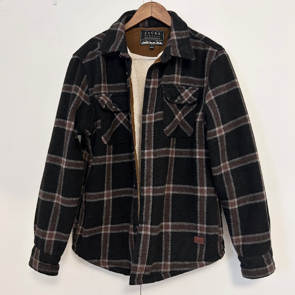 Jachs New York cozy plaid shacket